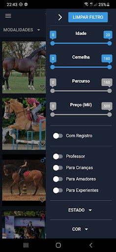 Cavalos Shop Screen 3