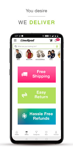 LimeRoad Online Shopping App for Women, Men & Kids  screenshots 2
