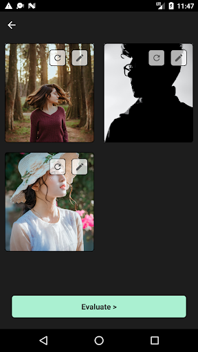 AI profile image recommender Screen 3