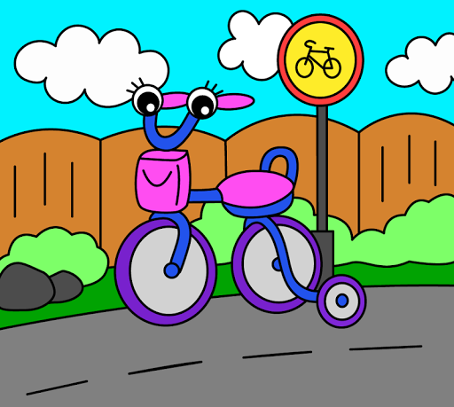 Coloring pages for children : transport  screenshots 23