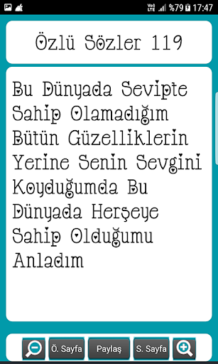 Etkileyici Güzel Özlü Sözler Screen 3