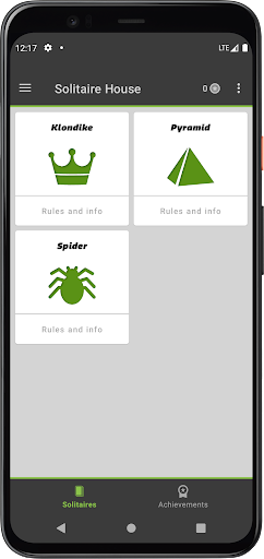 Solitaires House Collection Screen 3