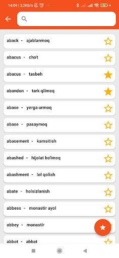 English and Uzbek dictionary