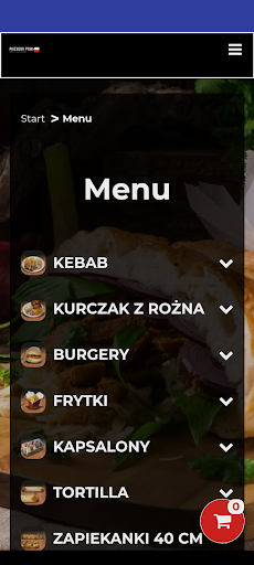 Android application Pieczony Ptak Kurczak z Rożna screenshort