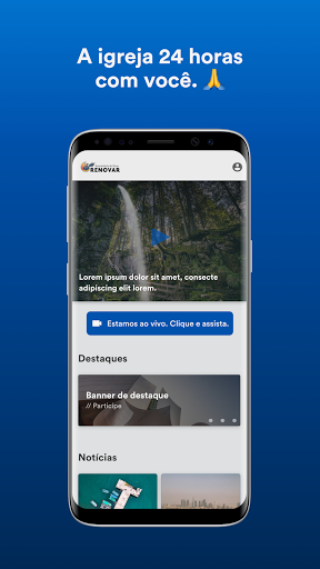 Android application Assembléia de Deus Renovar screenshort