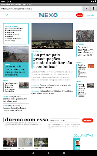 Nexo Jornal Screen 2