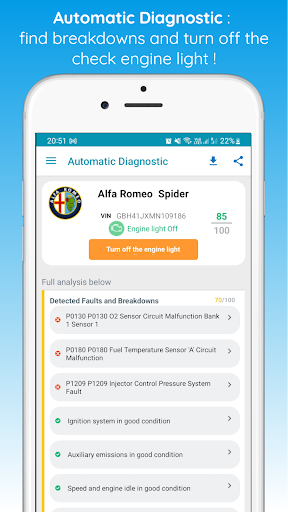 CarDiag : Car Diagnostic OBD2 Screen 2