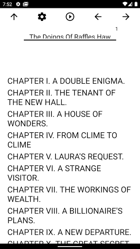 Android application Book, The Doings Of Raffles Ha screenshort