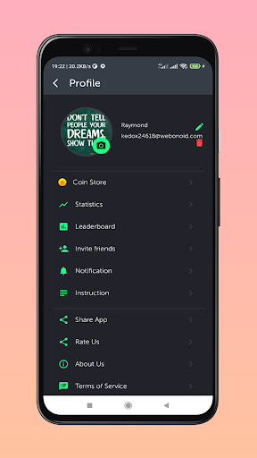 Android application Quiz Master screenshort