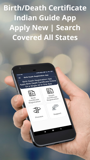 Android application Birth Death Certificate Guide screenshort