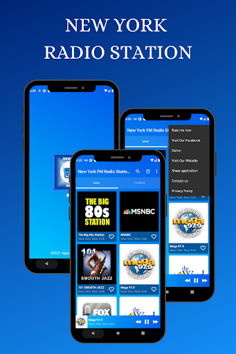 Android application NewYork Radio Station Online screenshort
