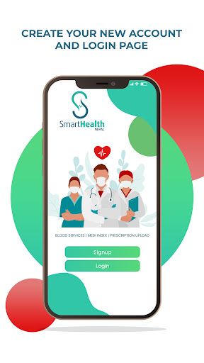Android application Smart Health Nepal screenshort