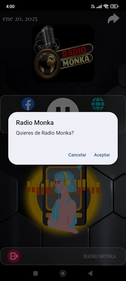 #3. Radio Monka (Android) بواسطة: Exe App
