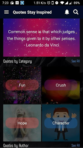 Android application Motivation Quotes Inspirationa screenshort