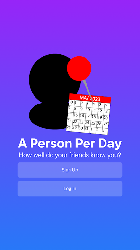 Android application A Person Per Day screenshort