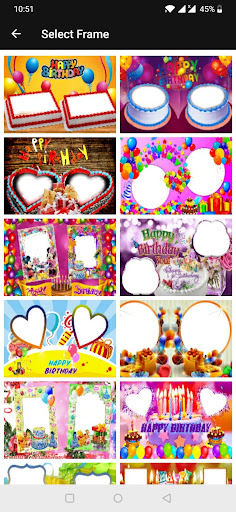 Birthday Dual Photo Frames Screen 2