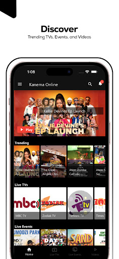 Android application Kanema Online screenshort