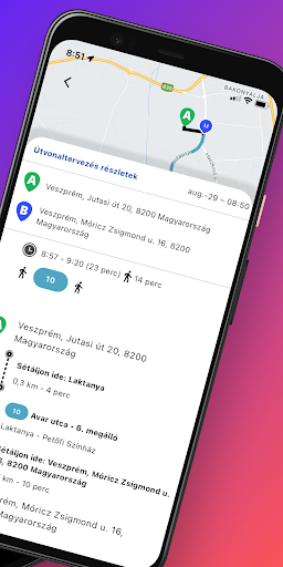 V-BuszON+ - Veszprém menetrend Screen 2