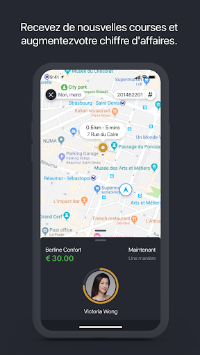 Android application DRIVER FLEET - appli chauffeur screenshort