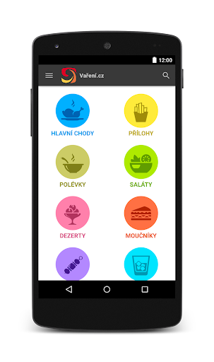 Android application Vaření.cz - Nejlepší recepty screenshort