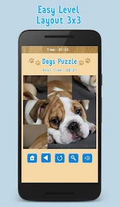 Dogs Puzzle Game