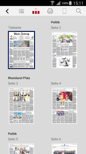E-Paper der Rhein-Zeitung Screen 3
