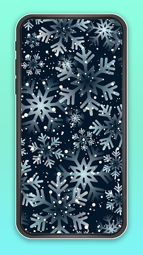 Snowflakes Wallpaper Screen 3