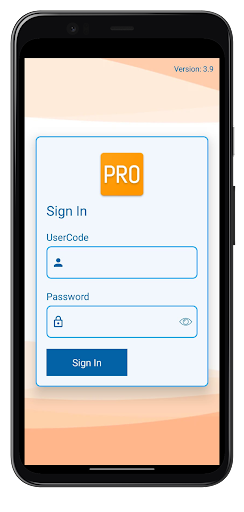 Android application DE-Pro screenshort