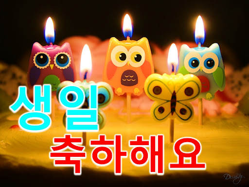 Android application Korean Birthday Wishes SMS screenshort