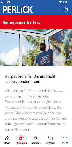 Android application Perlick Service Ratingen screenshort