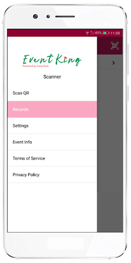 EventKing Scanner Screen 2