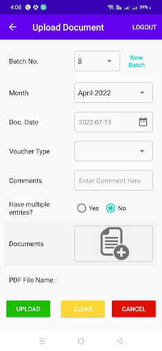 Android application Fairsoft DC-docs screenshort