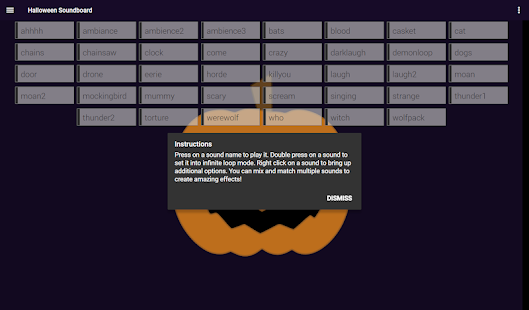 Halloween Soundboard Screenshot