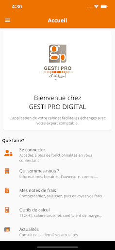 Android application GESTI PRO DIGITAL screenshort