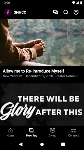 Greater New Hope CC Screen 2