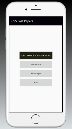 Android application CSS Past Papers screenshort