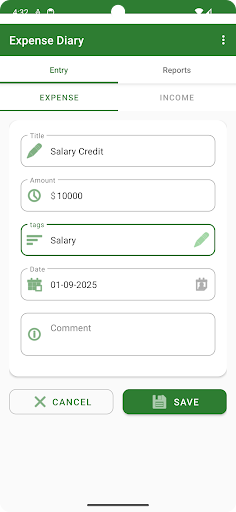 App screenshot