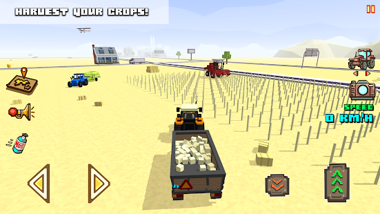 Blocky Farm Racing & Simulator apktram screenshots 11