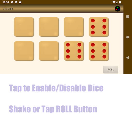J42 Dice Roller Screen 2