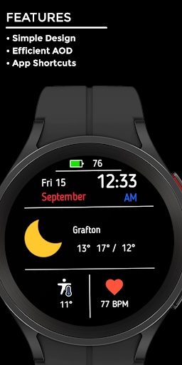 Nighty Digital 15 - watch face