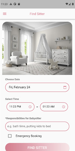 Android application HelpZter screenshort