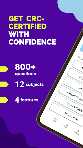 Android application CRC CRCC Exam Test Prep 2024 screenshort