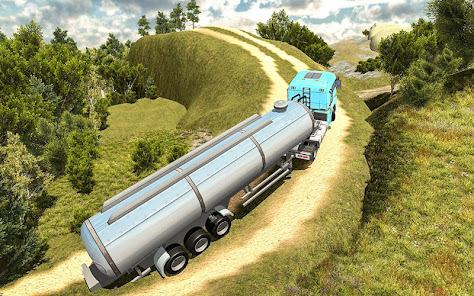 Cargo Oil Tanker Simulator - Offroad Truck Racing  screenshots 1