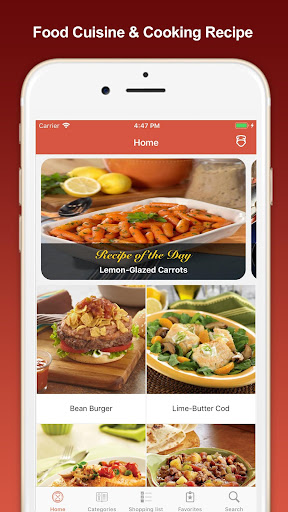 Android application Easy to get delicious dinner screenshort