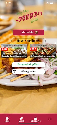 Android application Doy Doy Kebabhaus screenshort