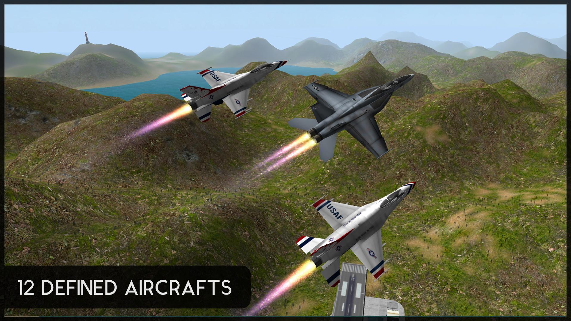Android application Avion Flight Simulator ™ screenshort