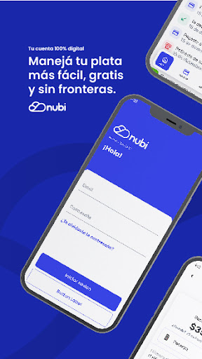 Android application Nubi Cuenta screenshort