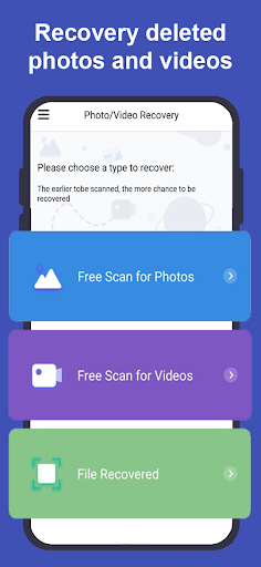 Photo and Video Recovery Screen 2