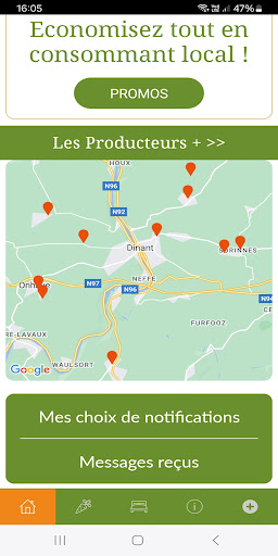 Android application Farmideal screenshort