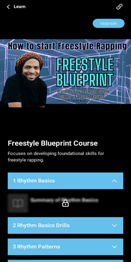 Rhyme Masters Community Screen 3